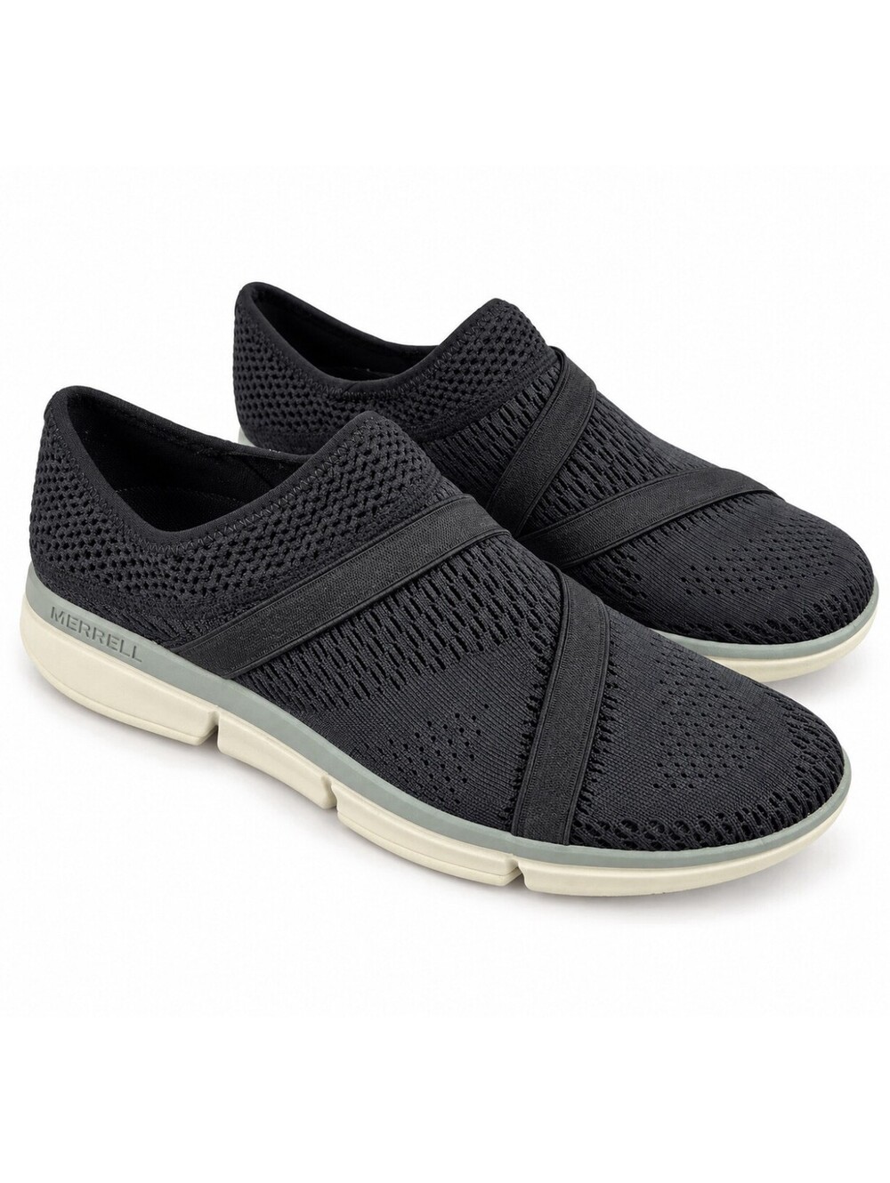 Merrell Zoe Sojourn E-Mesh Q2 Womens 5.5 Black Slip On Walking Shoes J93828 New